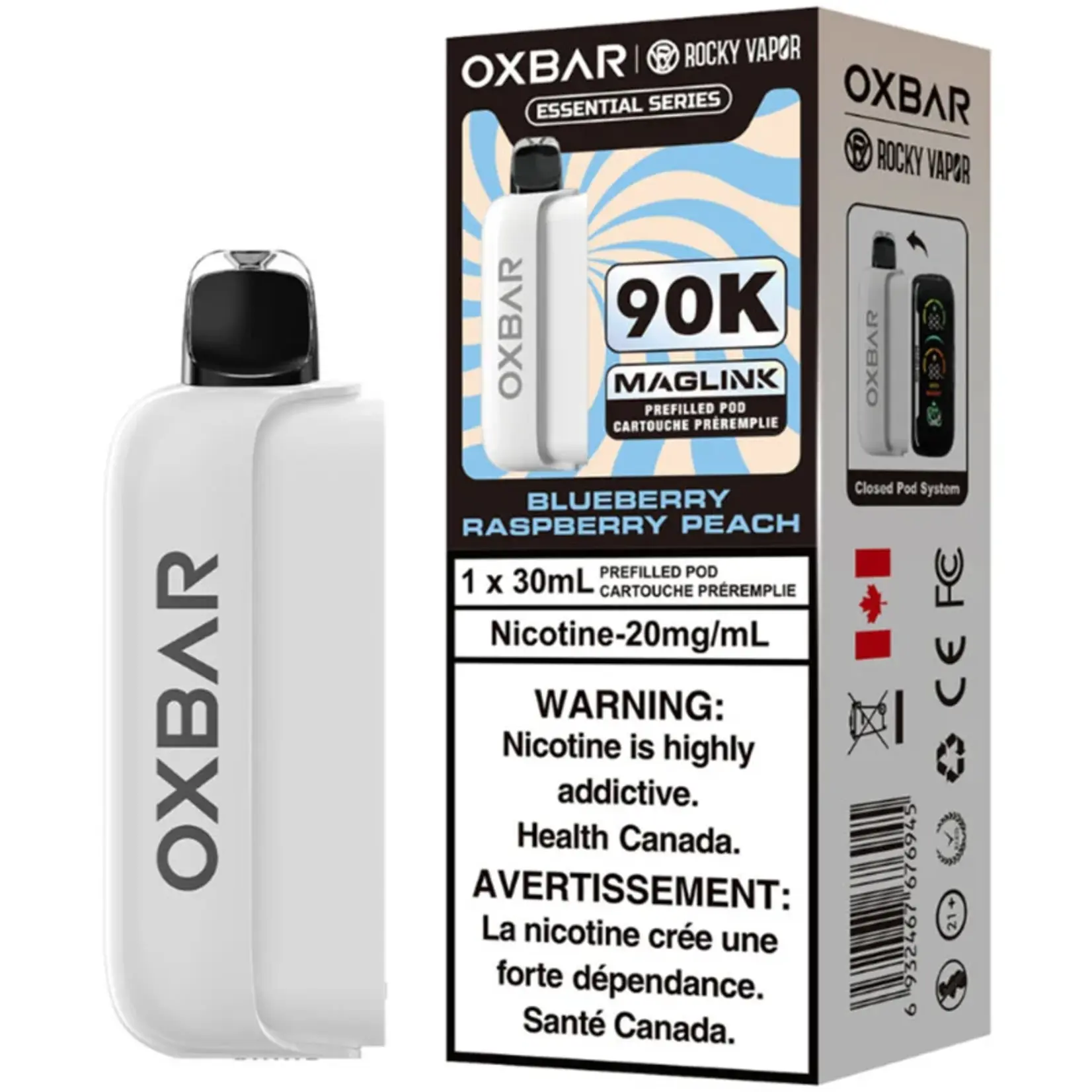Oxbar Rocky Vapor Oxbar Maglink Pod 90K (30ml)