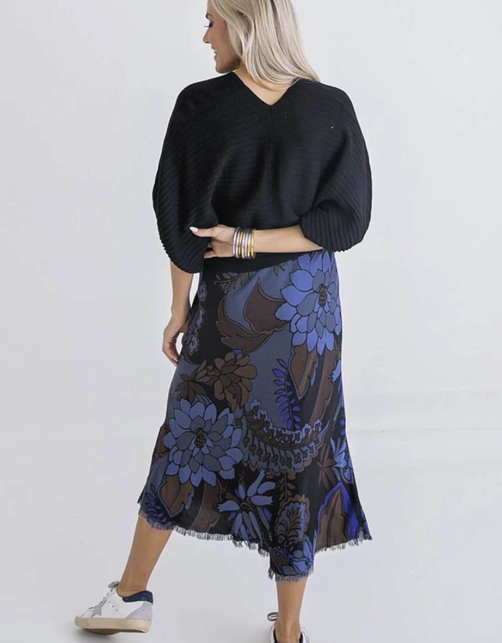 Karlie Floral Midi Skirt