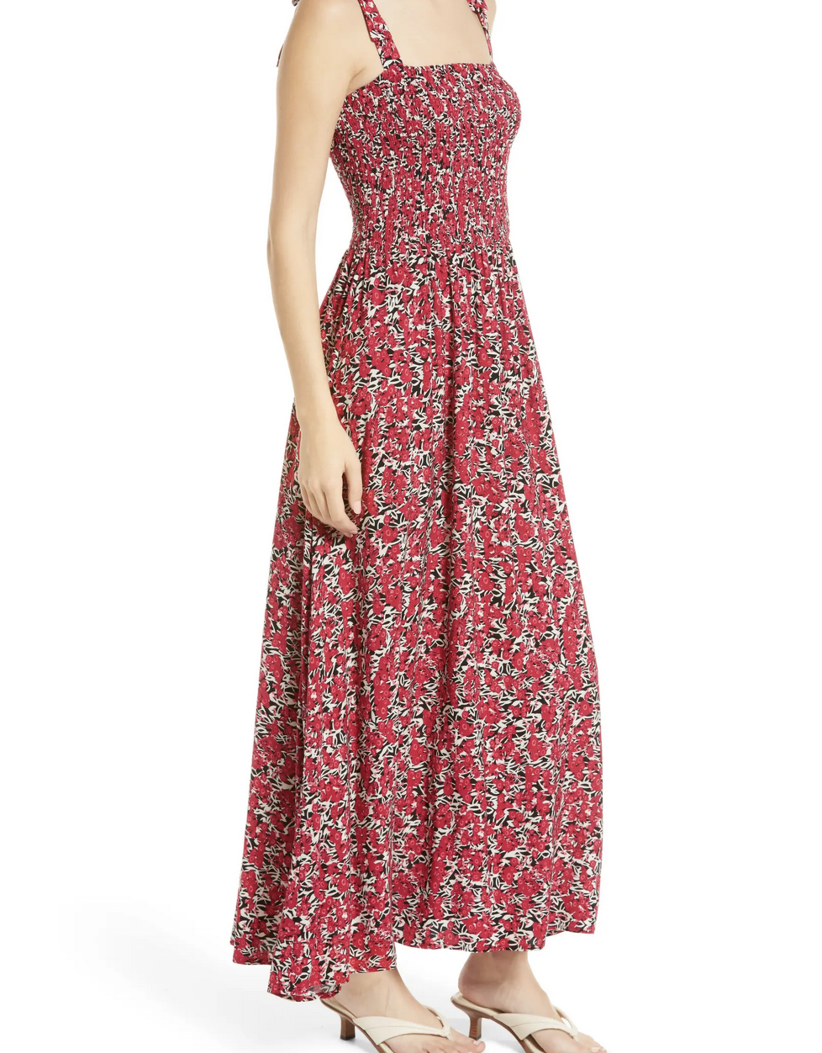 BB Dakota Sandy Floral Maxi Print Dress