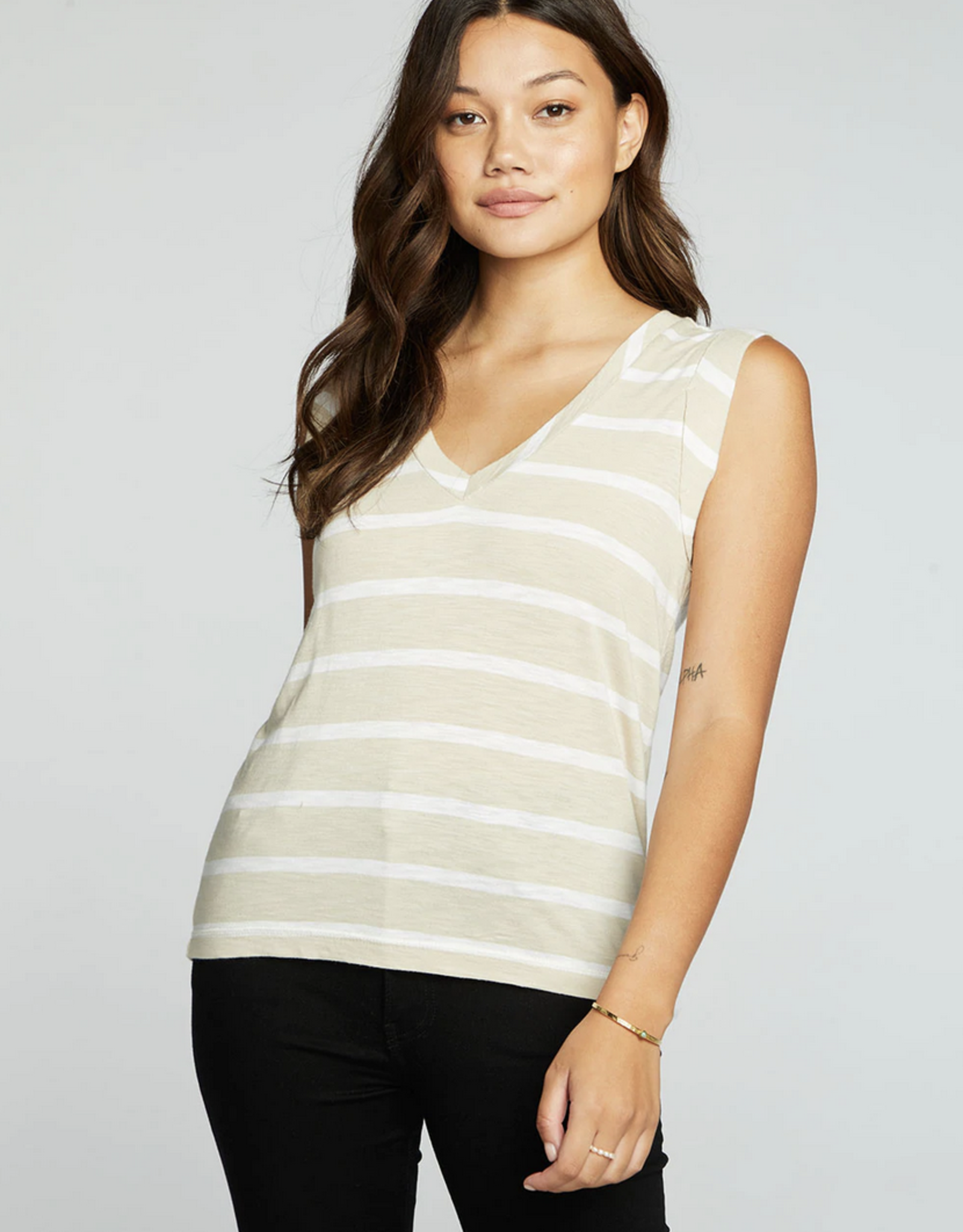 Chaser Stripe Muscle Tank