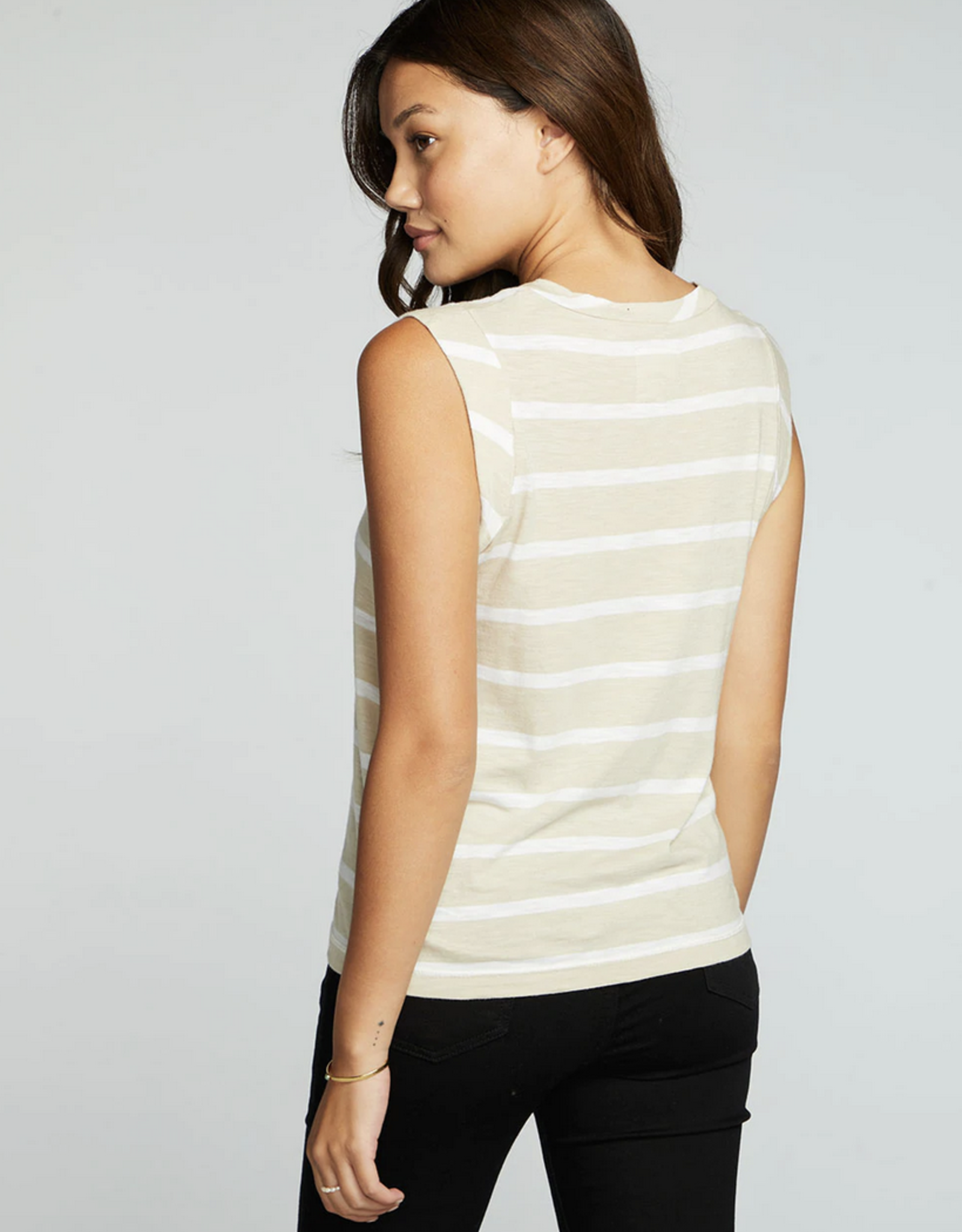 Chaser Stripe Muscle Tank