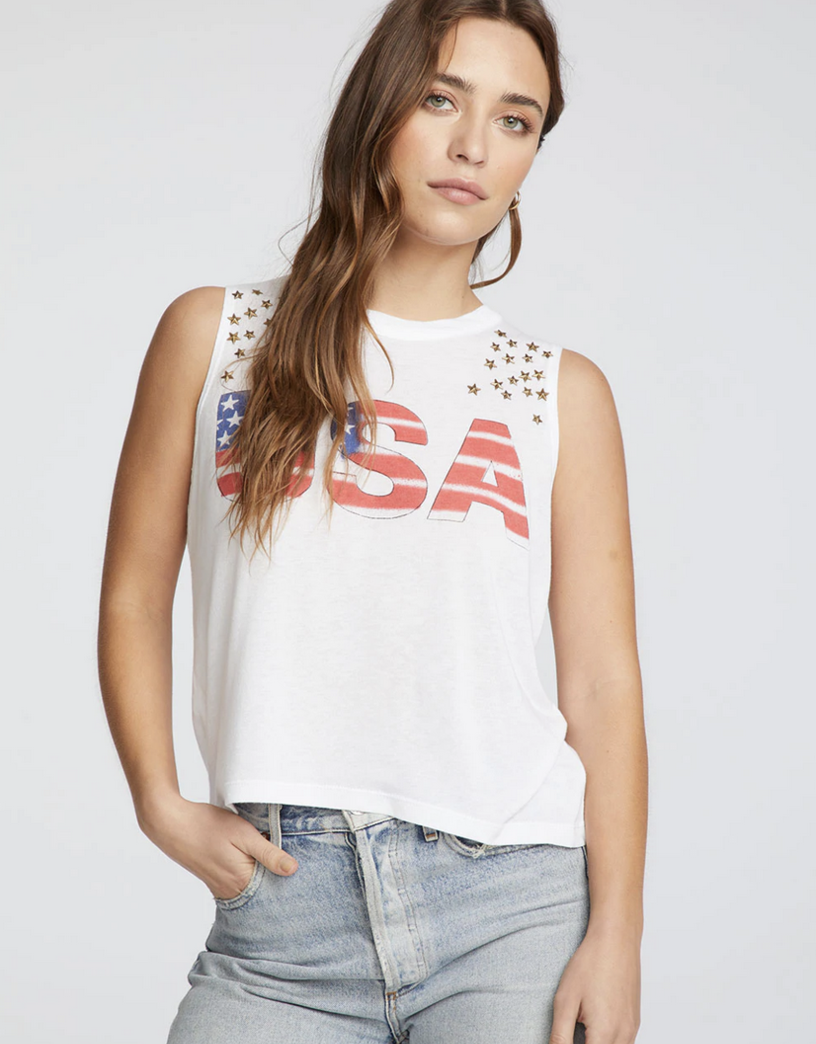 Chaser USA Star Muscle Tank