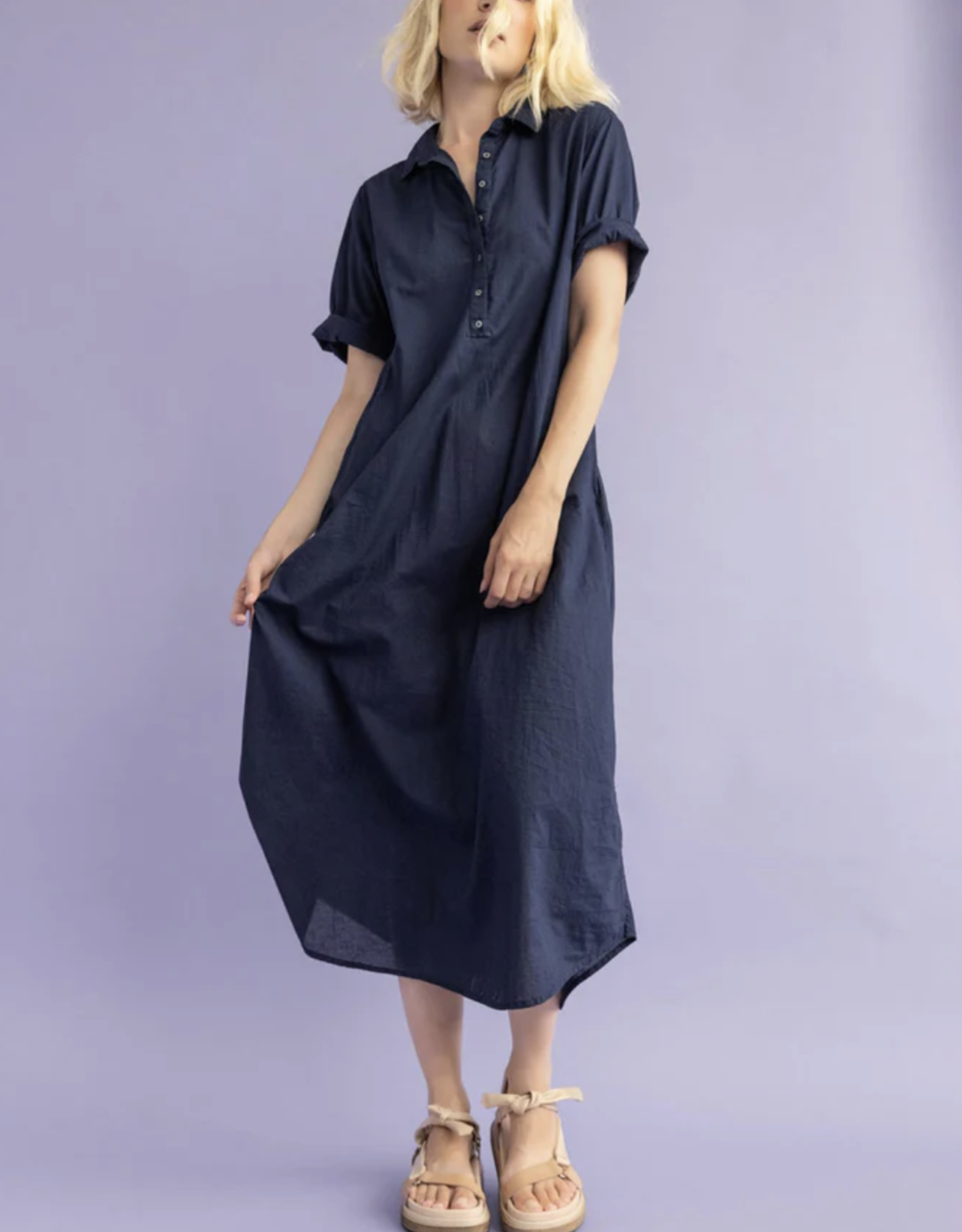 Lilla P Maxi Shirt Dress