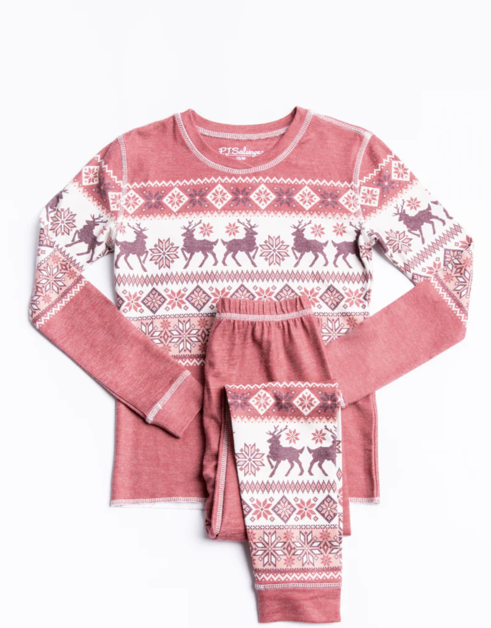 PJ Salvage Kid Jammie Fair Isle Set