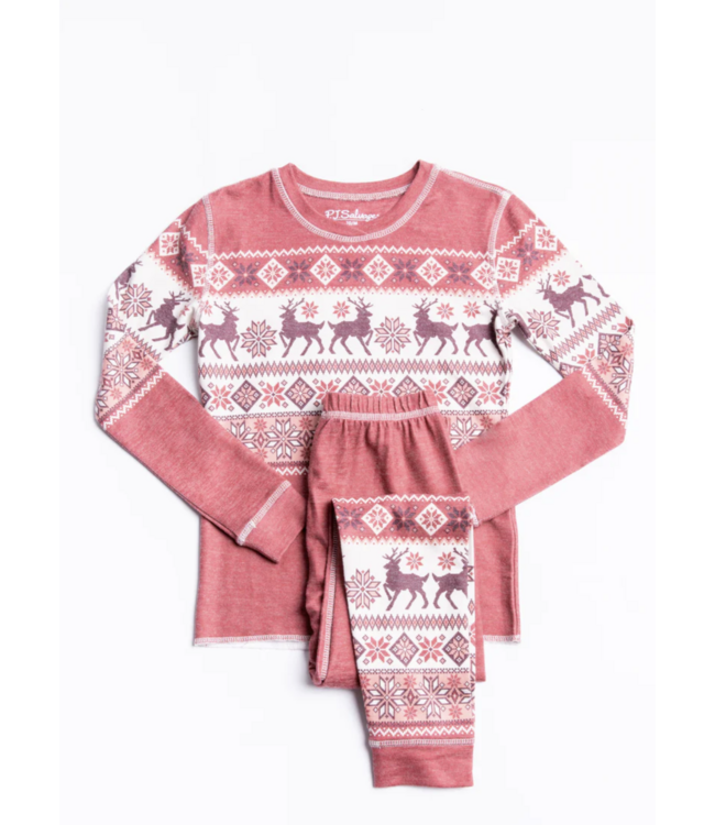 PJ Salvage Kid Jammie Fair Isle Set