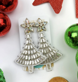 Taylor Shaye Crystal Christmas Tree Earrings