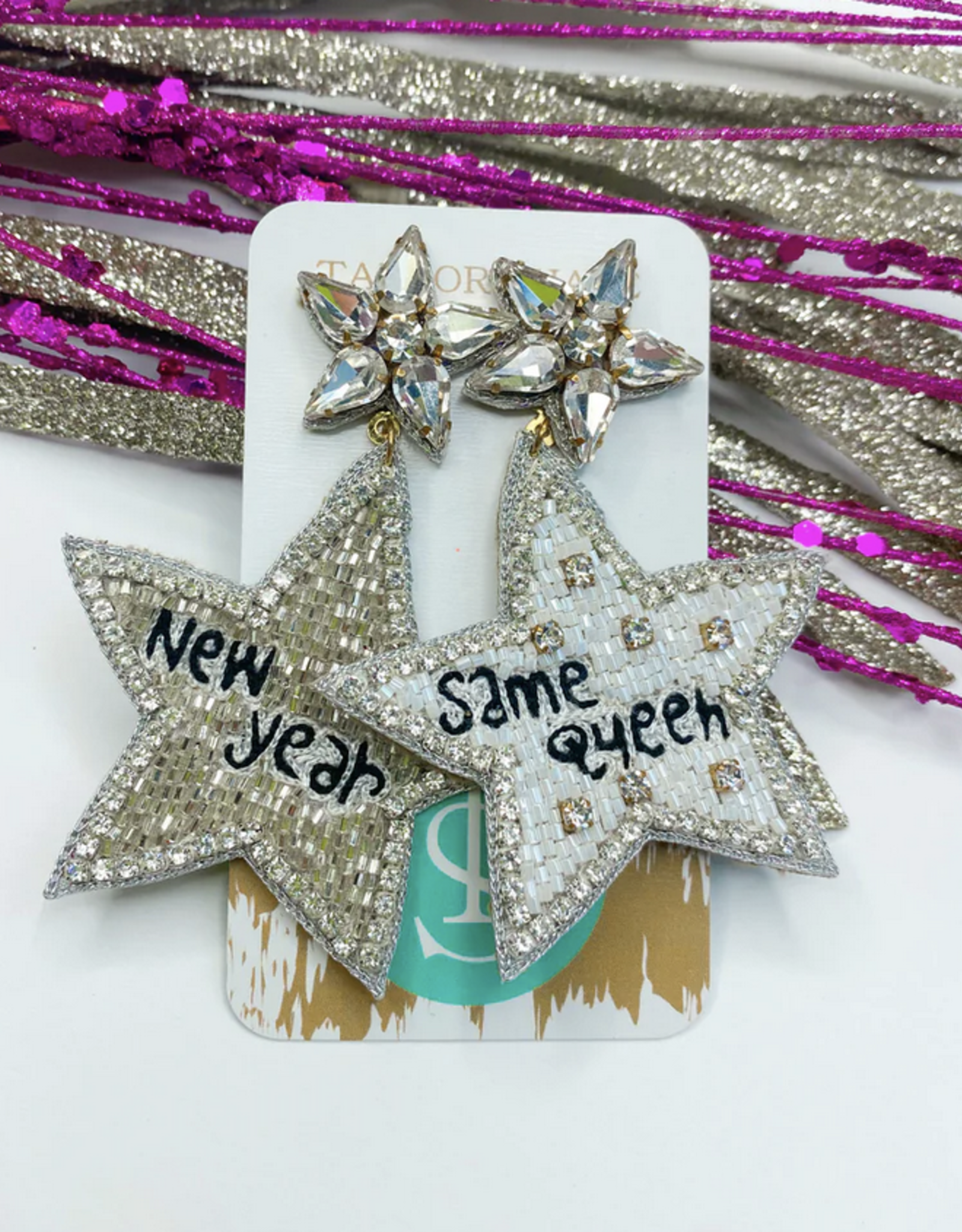 Taylor Shaye New Year/Same Queen Earrings