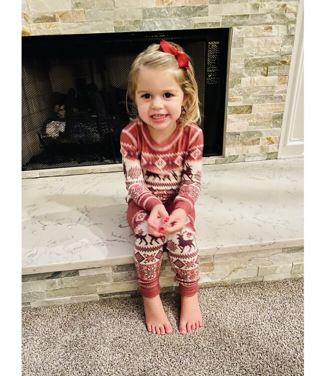 PJ Salvage Kid Jammie Fair Isle Set
