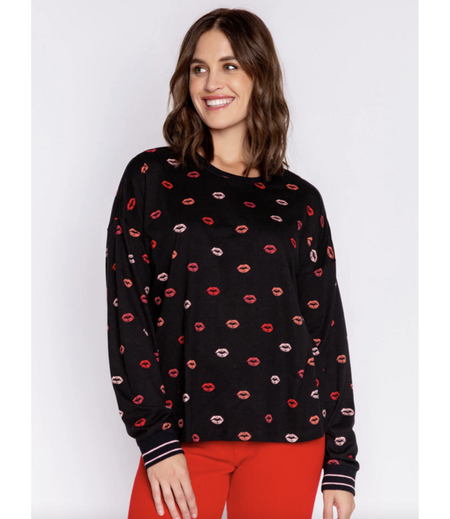 PJ Salvage Be Mine Long Sleeve Top
