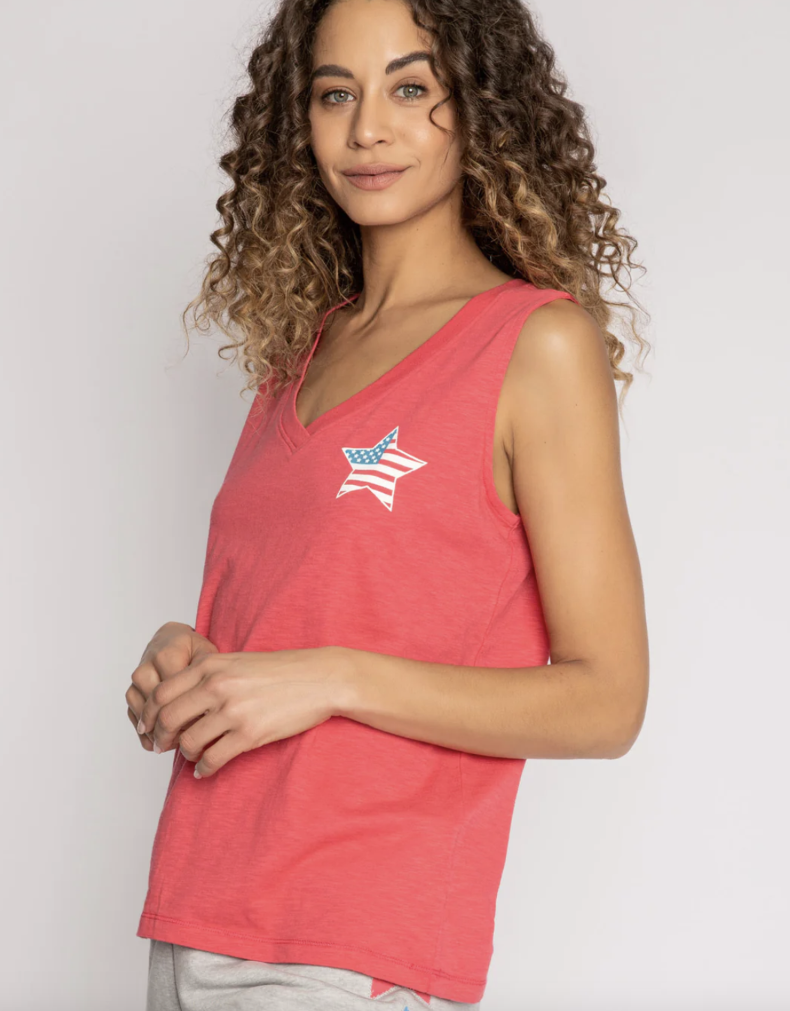 PJ Salvage Star Spangled Love Tank