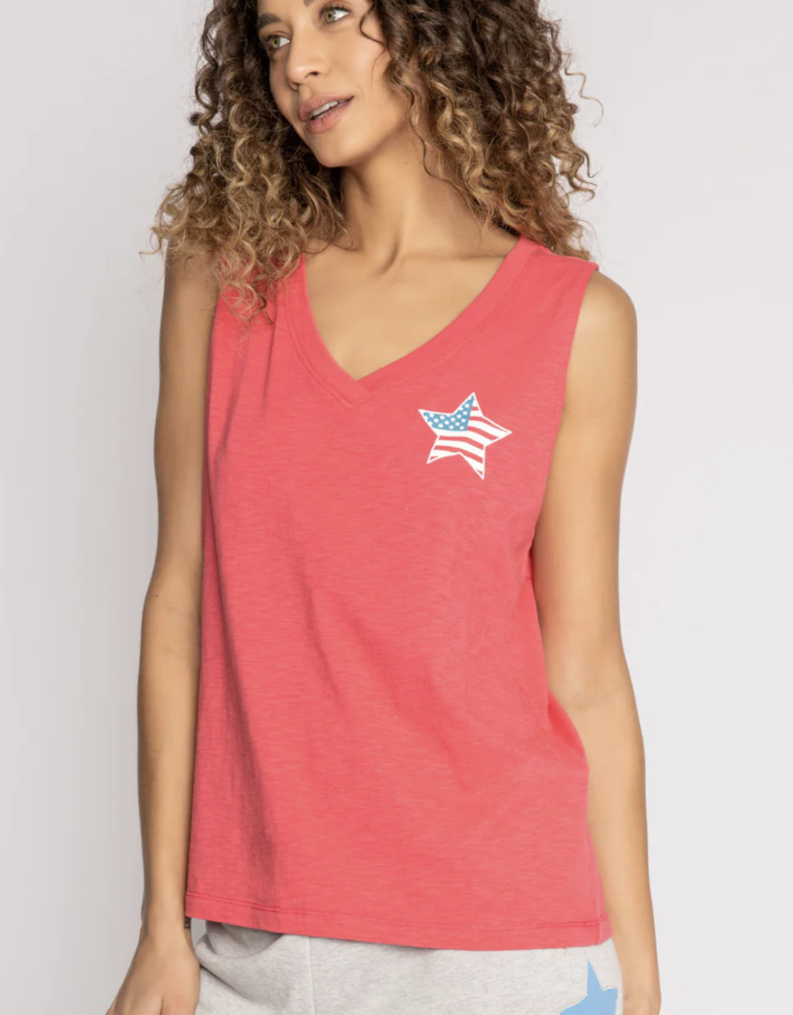 PJ Salvage Star Spangled Love Tank