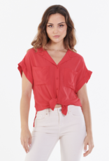 Dear John Cali Button Down Tie Top