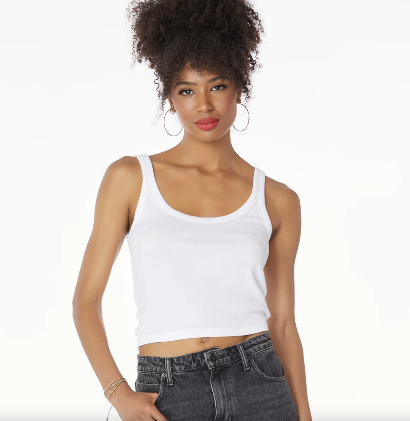 Short Fitted Tank - Coastal Bliss