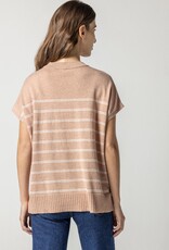 Lilla P Striped Poncho Sweater