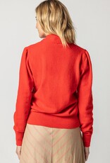 Lilla P Long Sleeve Crossed V-Neck Sweater