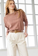 Lilla P Long Sleeve Gusset Boatneck Top