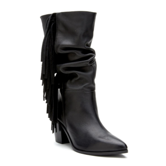 Brin Fringe Leather Boot