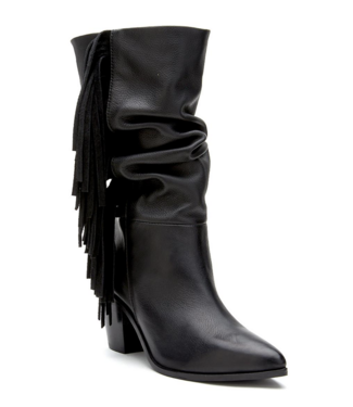 Brin Fringe Leather Boot