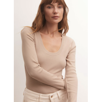 Z Supply Sirena Rib L/S Tee