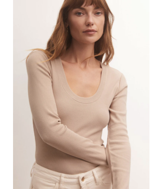 Z Supply Sirena Rib L/S Tee