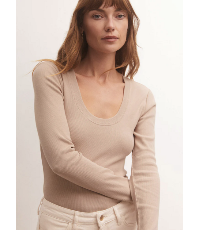 Z Supply Sirena Rib L/S Tee