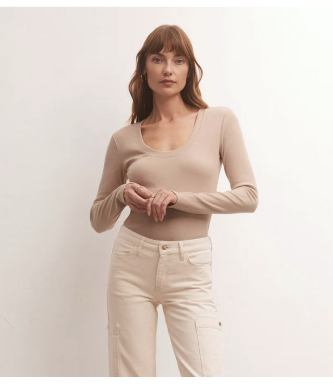 Z Supply Sirena Rib L/S Tee