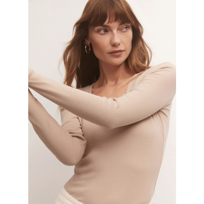 Z Supply Sirena Rib L/S Tee