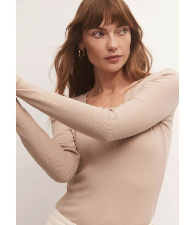 Z Supply Sirena Rib L/S Tee