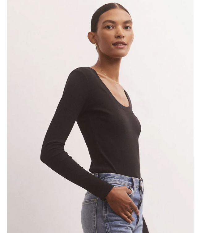Z Supply Sirena Rib L/S Tee