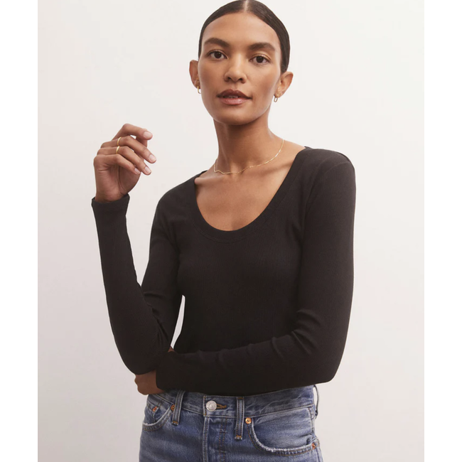 Z Supply Sirena Rib L/S Tee