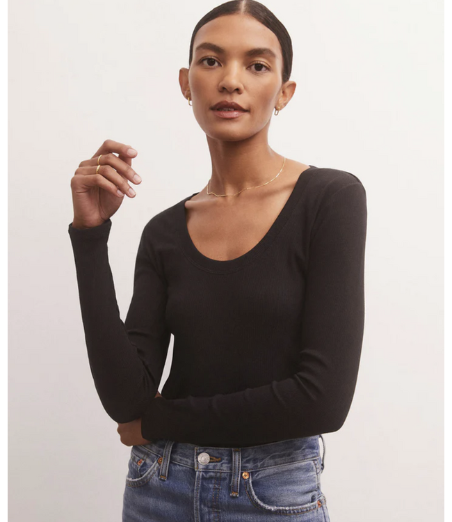 Z Supply Sirena Rib L/S Tee