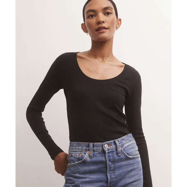 Z Supply Sirena Rib L/S Tee