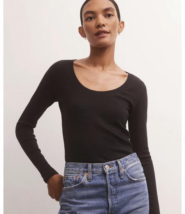 Z Supply Sirena Rib L/S Tee