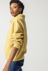 Lilla P Oversized Ribbed Turtleneck Sweater