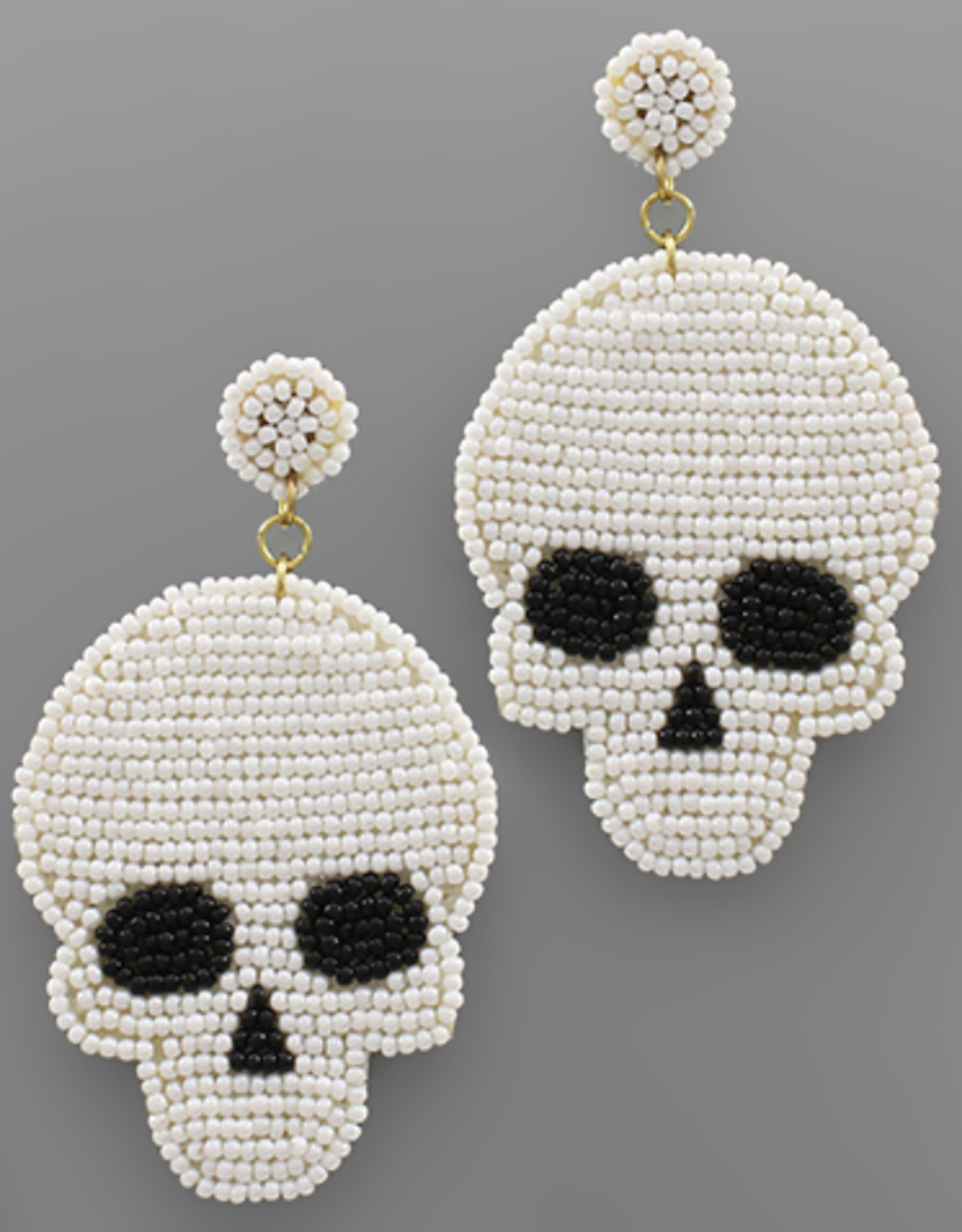 Skull Bead Earrings