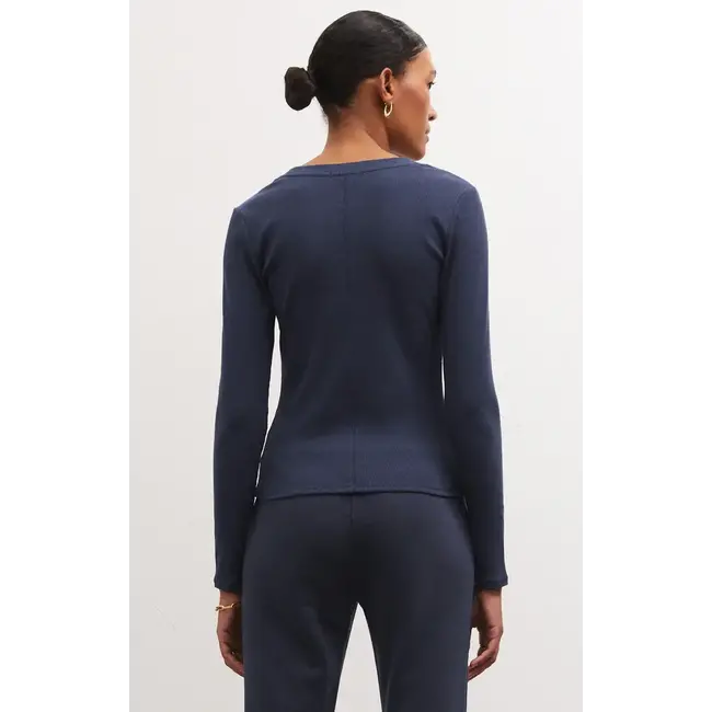 Z Supply Sirena Rib L/S Tee