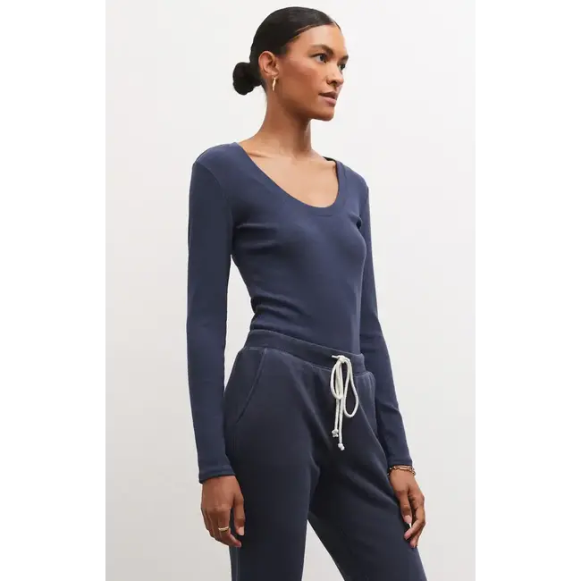 Z Supply Sirena Rib L/S Tee