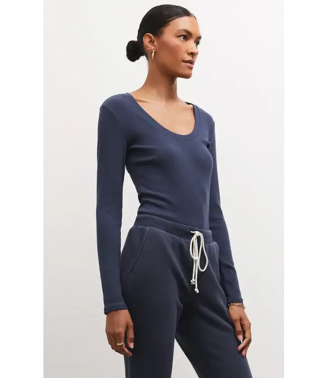 Z Supply Sirena Rib L/S Tee