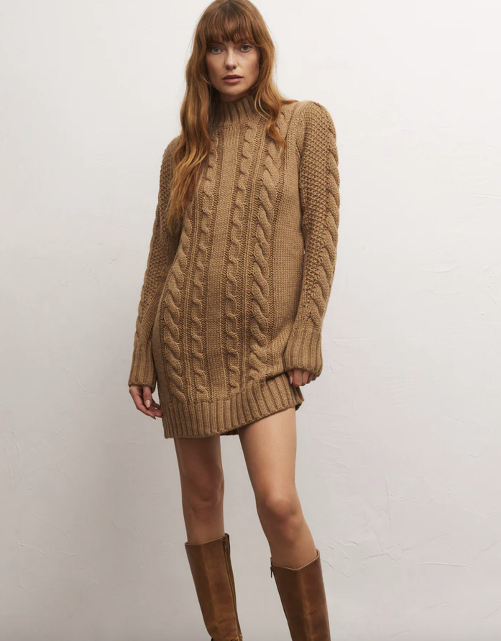 Z Supply Sage Cable Sweater Dress