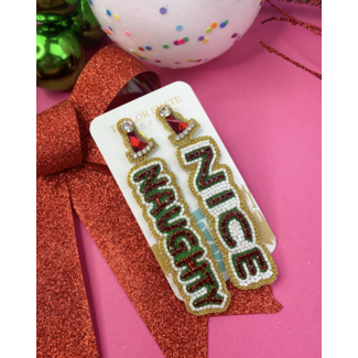 Naughty/Nice Drop Earrings