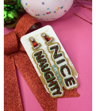 Naughty/Nice Drop Earrings