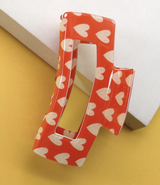Heart Hair Claw Clip