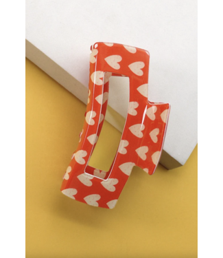 Heart Hair Claw Clip