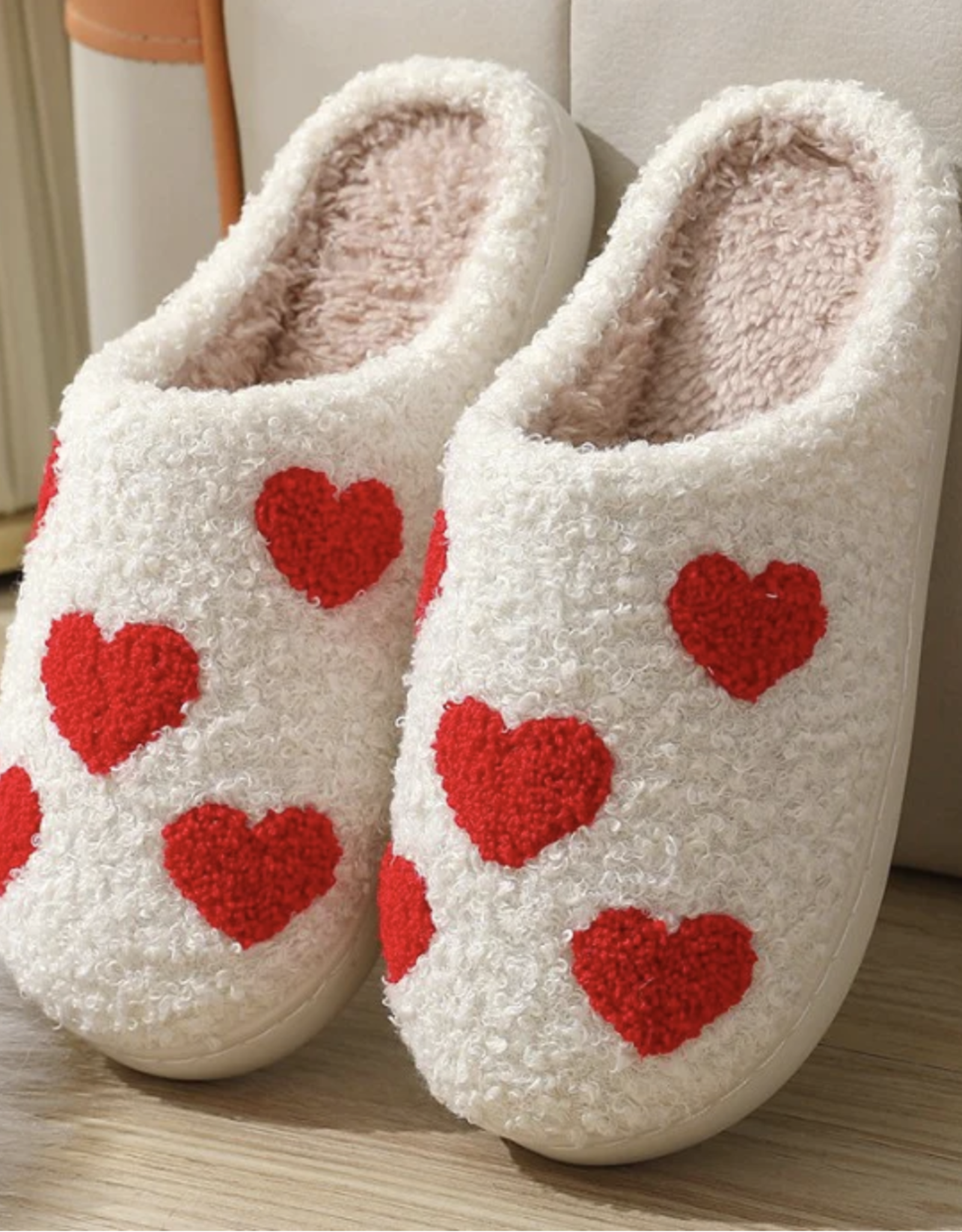 Wall to Wall Plush Warm Slippers