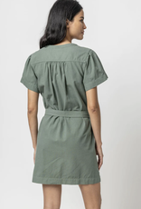 Lilla P Half-Placket Canvas Dress