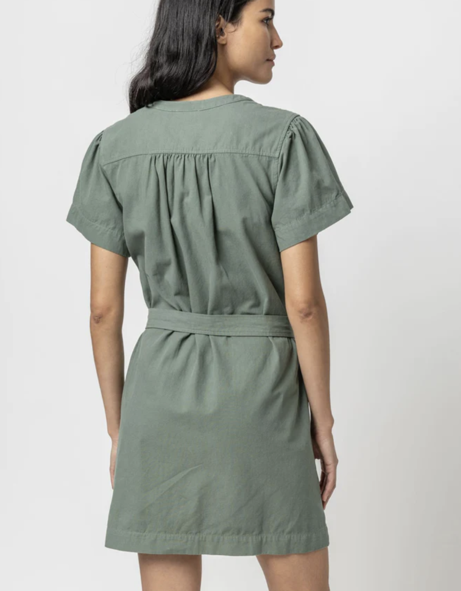 Lilla P Half-Placket Canvas Dress