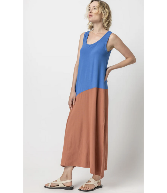 Lilla P Colorblock Tank Dress