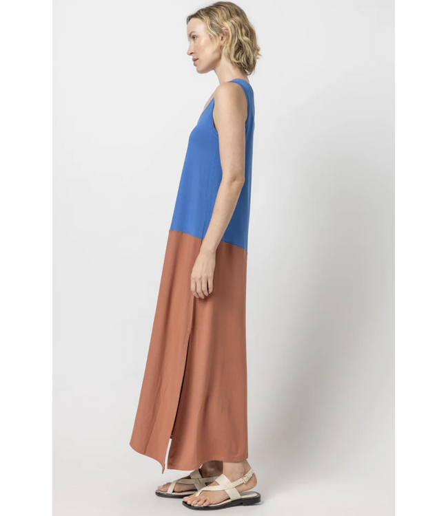 Lilla P Colorblock Tank Dress