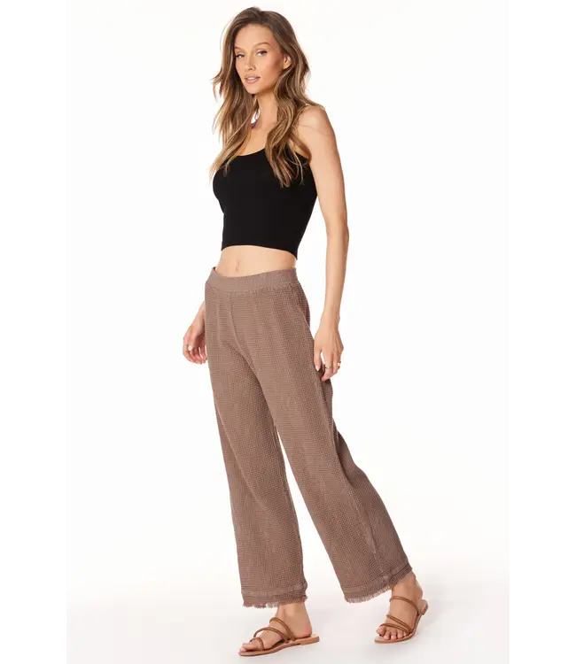 Bobi Cropped Wide Leg Pant