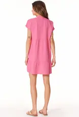 Bobi Tiered S/S V-Neck Dress